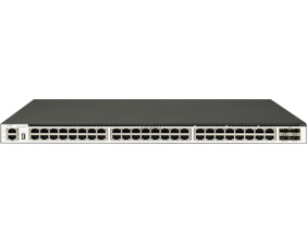 48 个 1GE Base-T 端口，4 个 10GE SFP+端口，三层以太网交换机